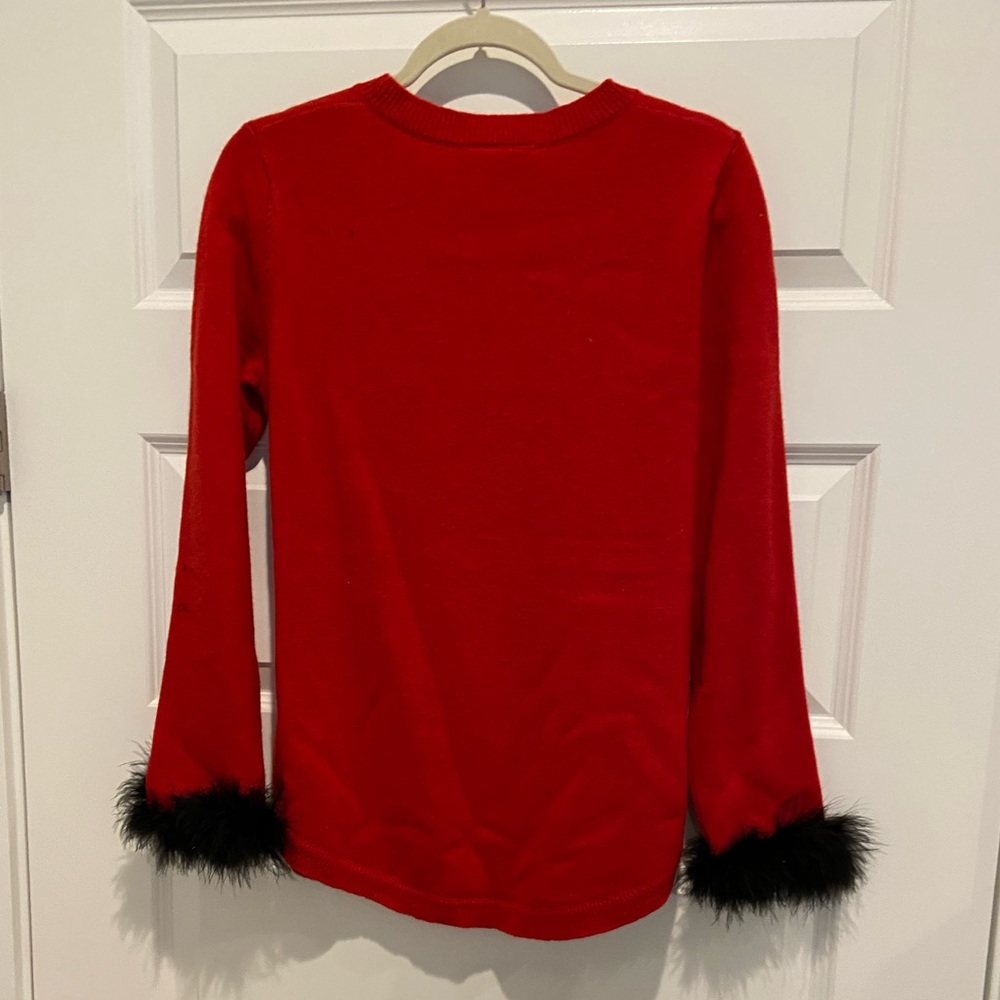 NWT Sail to Sable Fur Trim Sweater